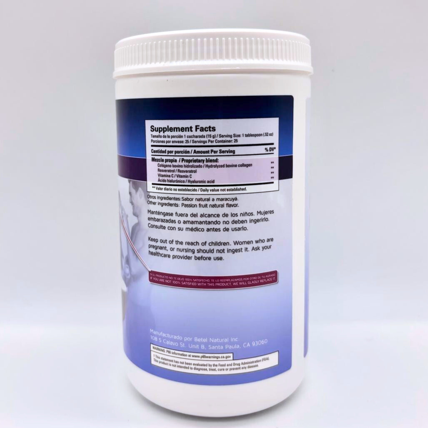 BETEL NAT COLAGENO HIDROLIZADO MARACUYA 14 OZ