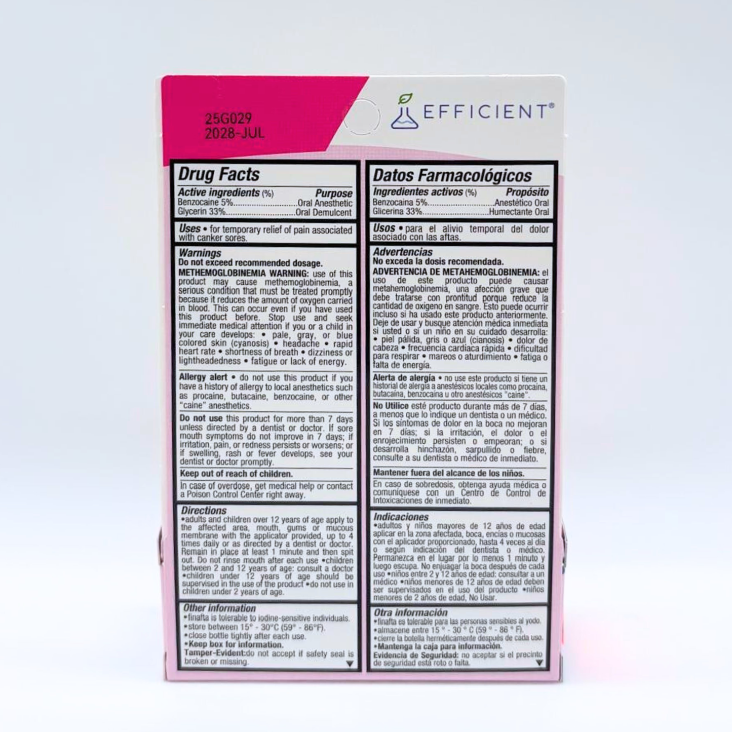 Finafta líquido anestésico 0.5 oz