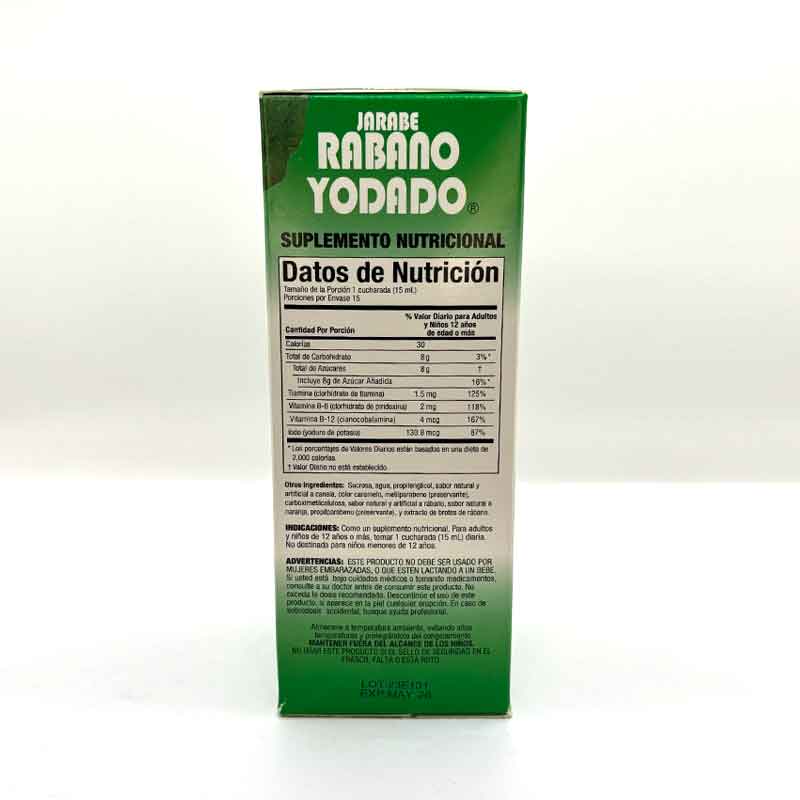 JARABE DE RÁBANO TODADO 8 OZ