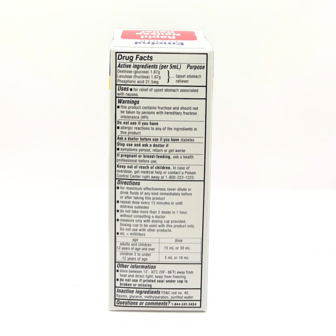 EMETROL LIQUID RAPID NAUSEA RELIEF 4 OZ