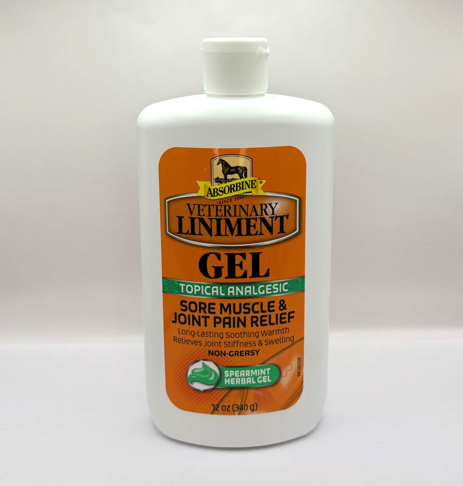 VETERINARY LINIMENT GEL 12 OZ