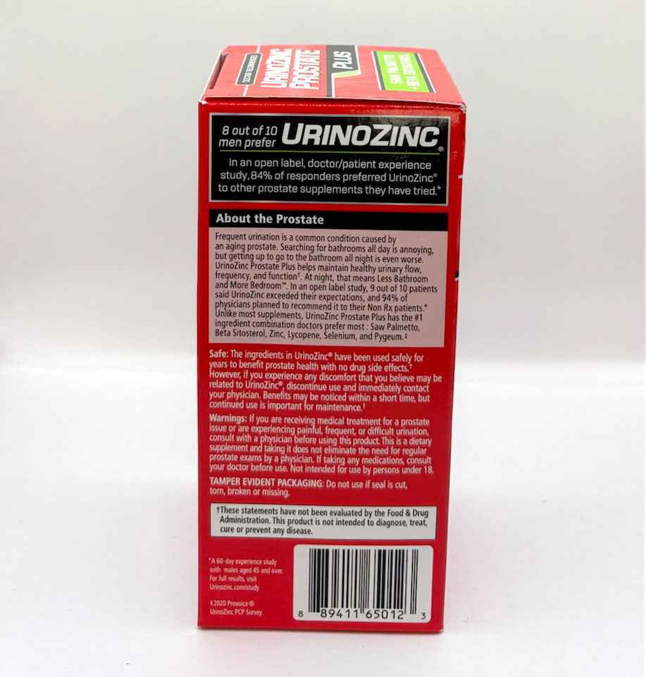 URINAZINC PROSTATE PLUS 60 CAP