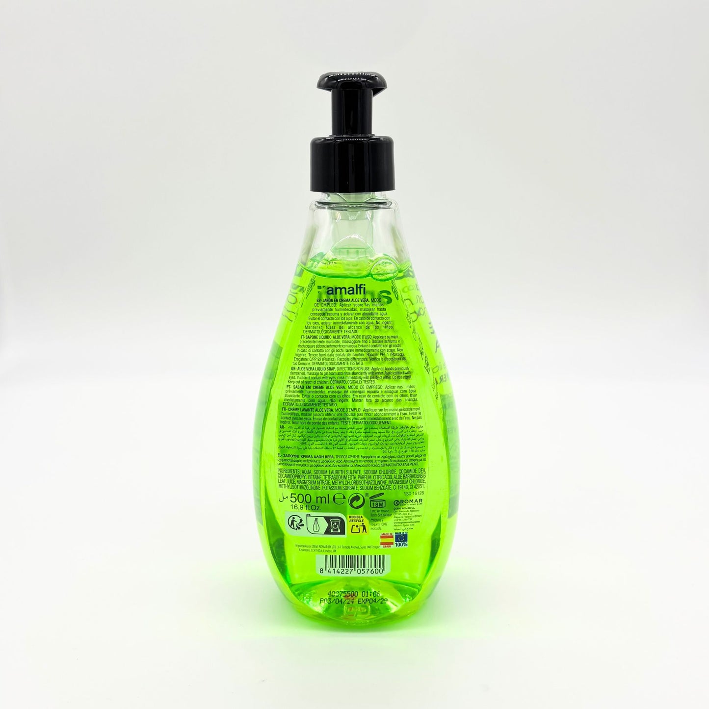 AMALFI ALOE VERA LIQUID SOAP
