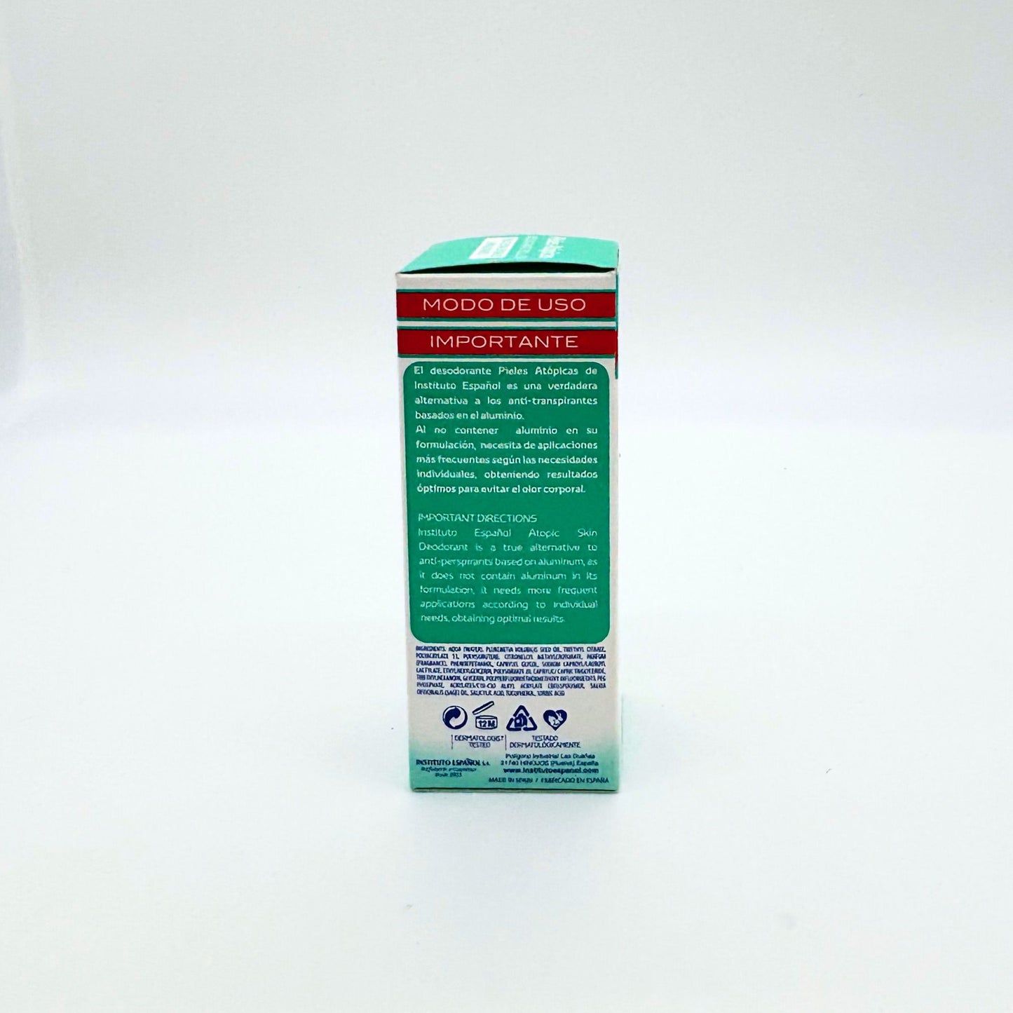 DESODORANTE PIEL ATÓPICA INSTITUTO ESPAÑOL 75ML