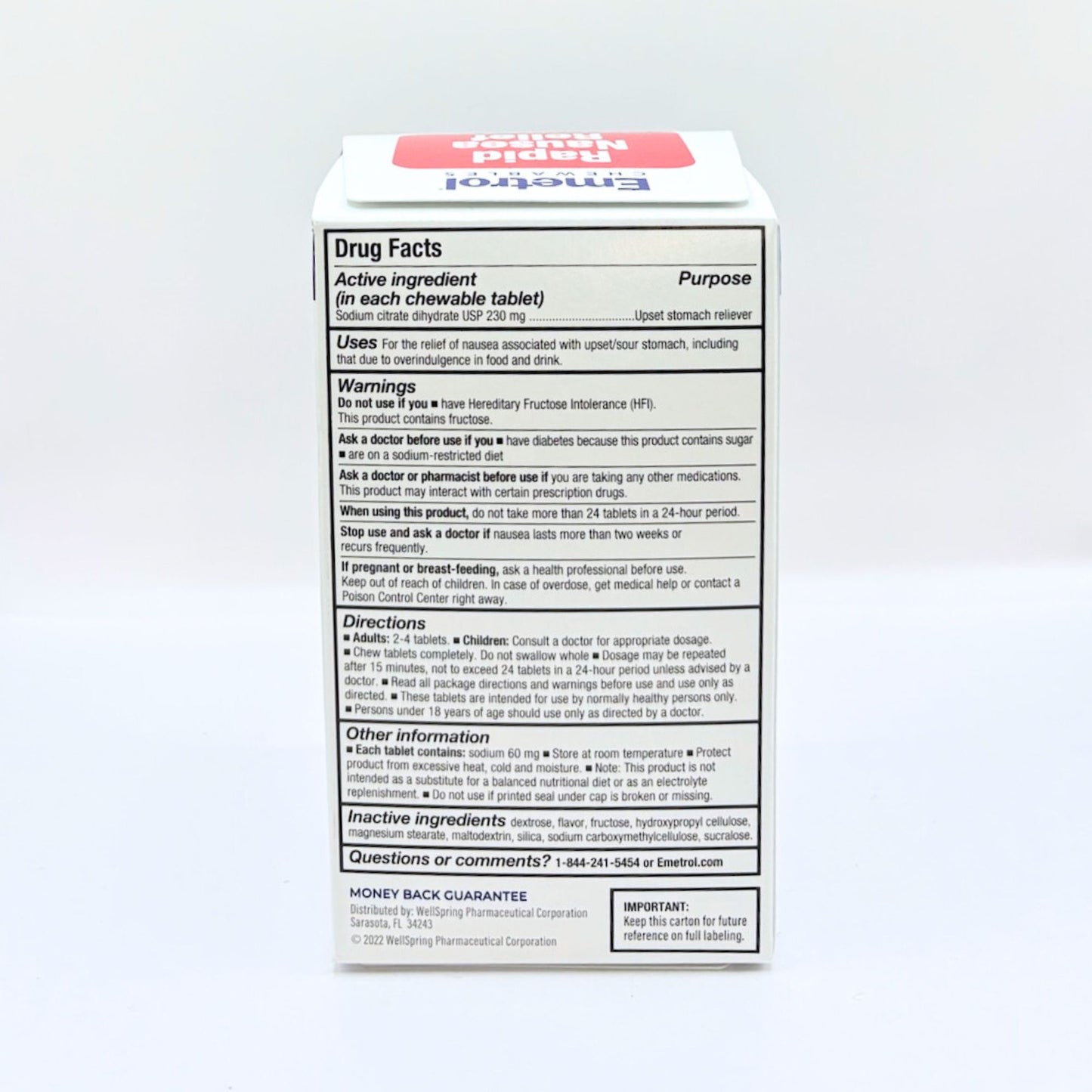 EMETROL CHEWABLES