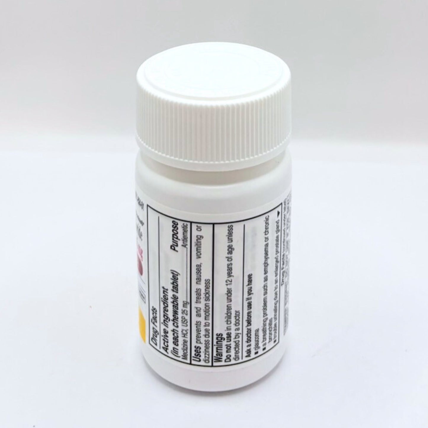 MECLIZINA TAB 25MG ANTIMECTICO 100 TB