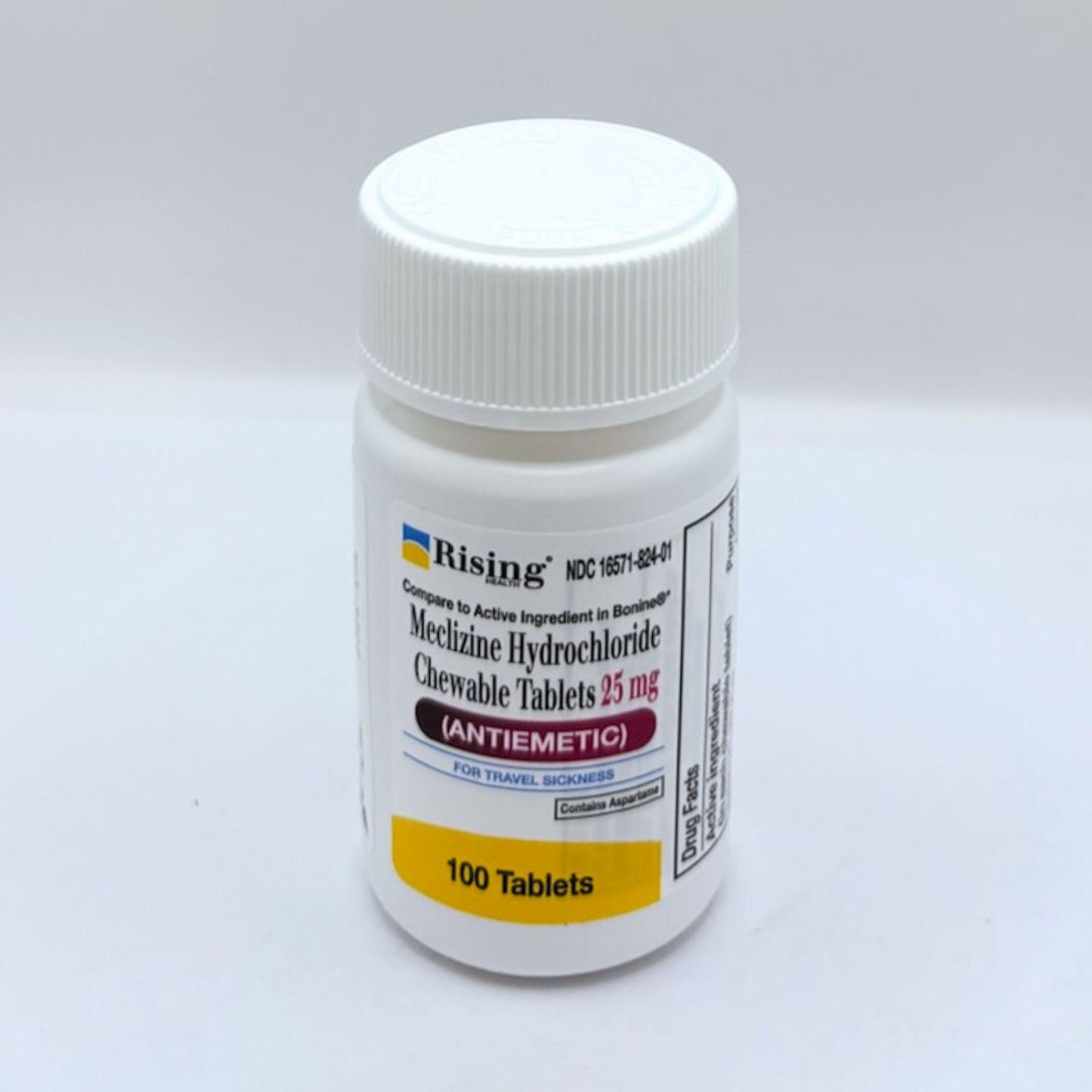 MECLIZINA TAB 25MG ANTIMECTICO 100 TB