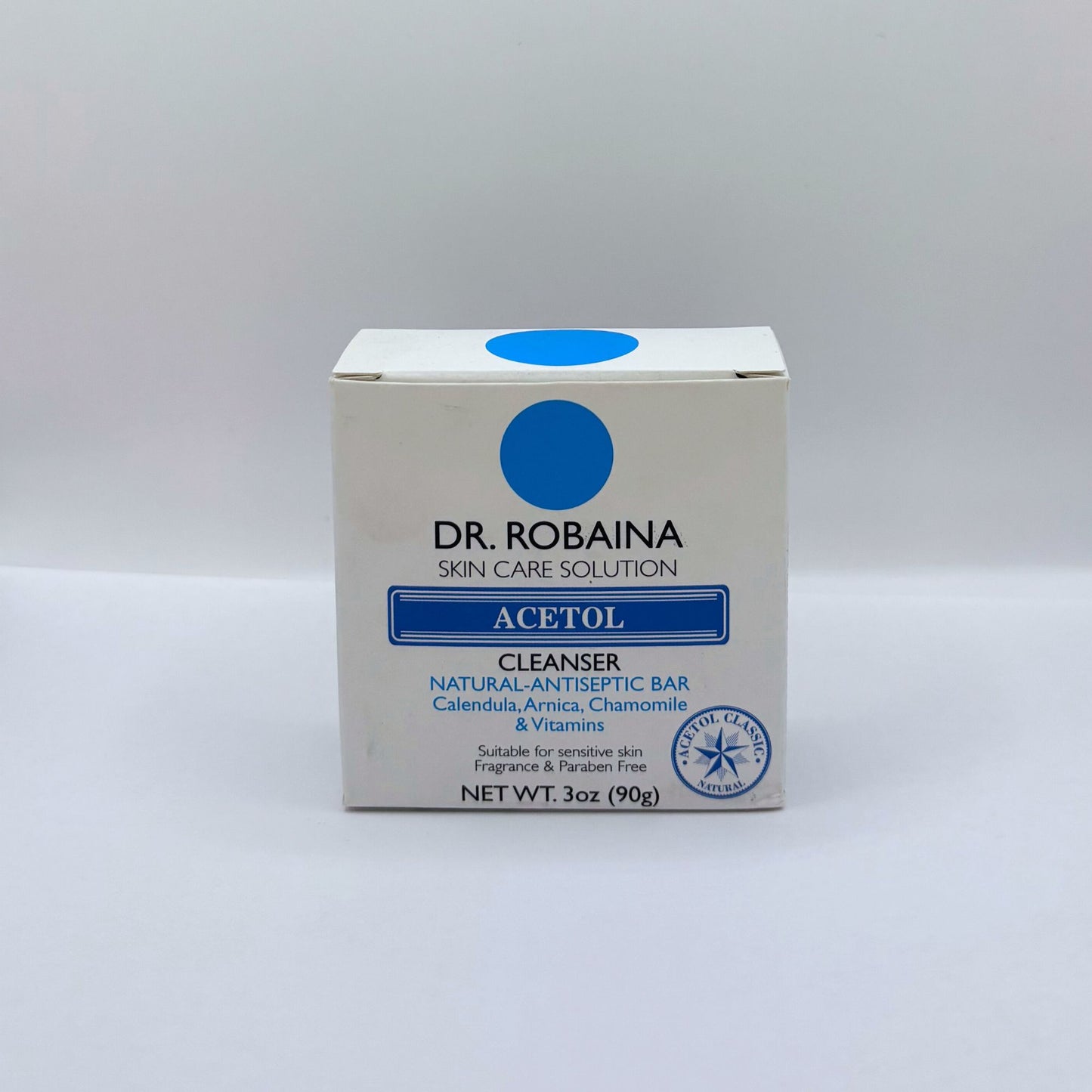 DR. ROBAINA ACETOL CLEANSER BAR 3 OZ