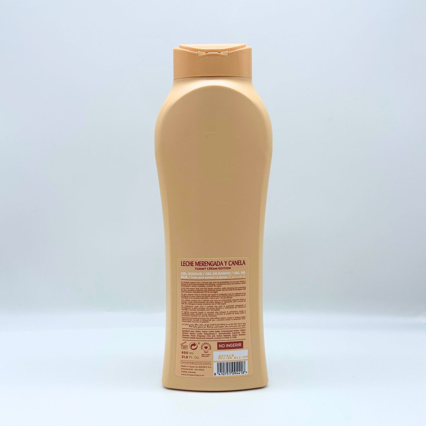 TULIPAN NEGRO GEL BANO LECHE CANELA 21.9 OZ