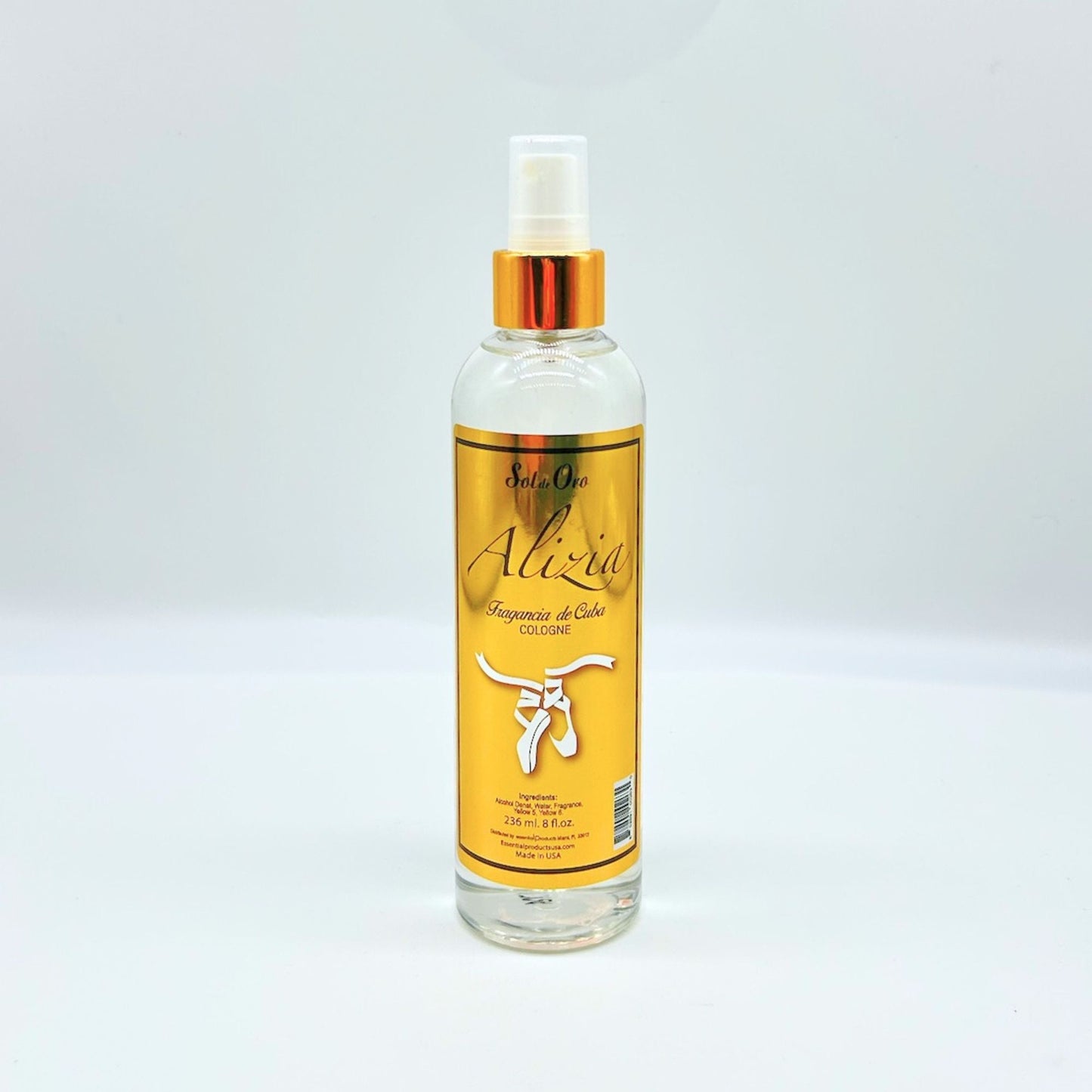 SOL DE ORO ALIZIA FRAGANCIA CUBA 8 OZ