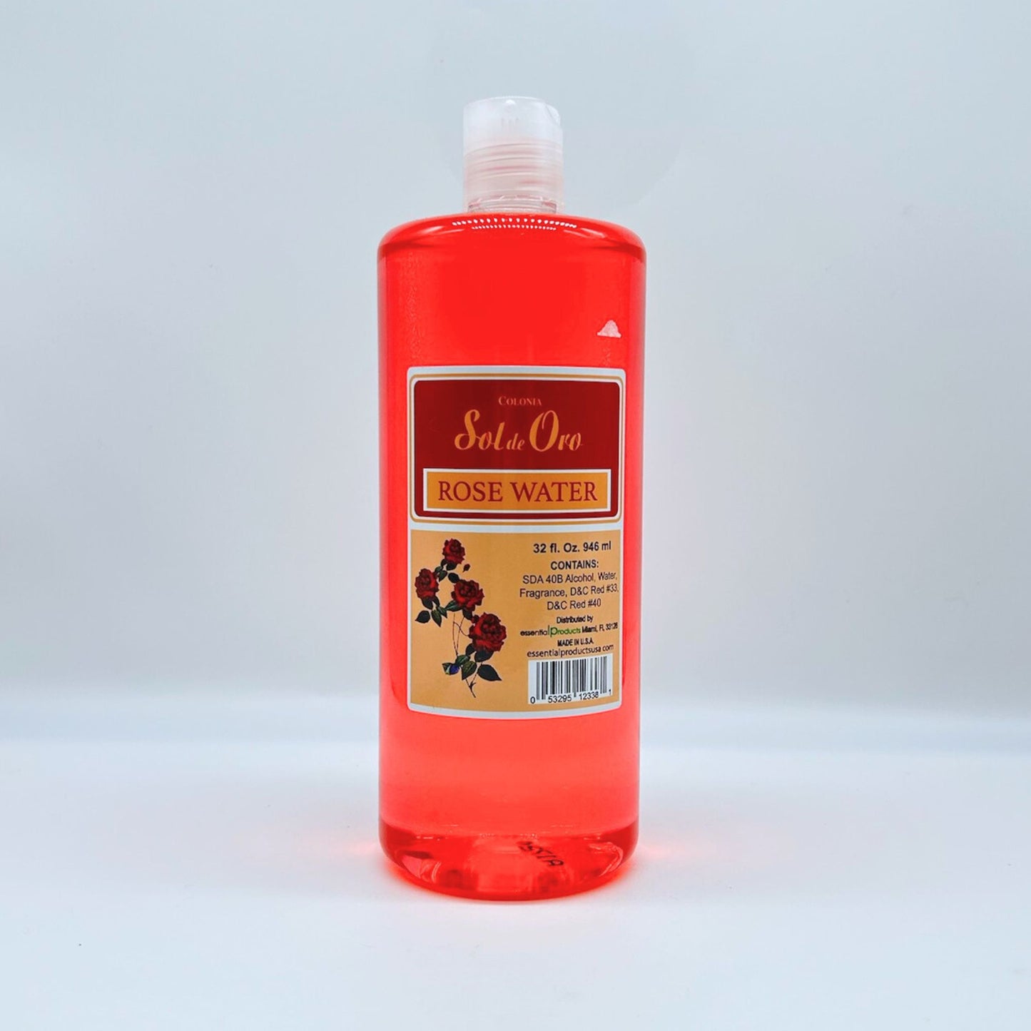 SOL DE ORO ROSE WATER 32 OZ