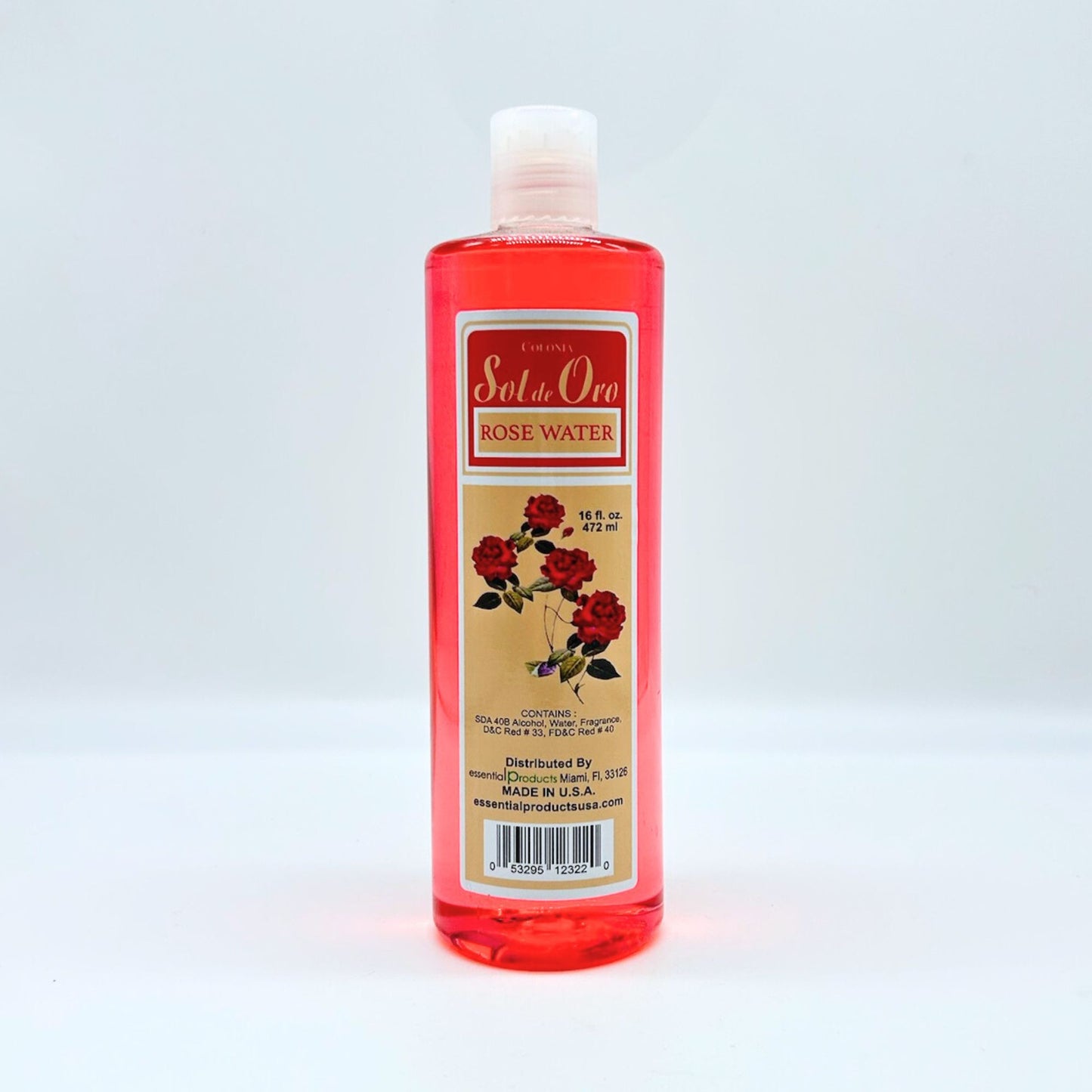 SOL DE ORO ROSE WATER 16 OZ