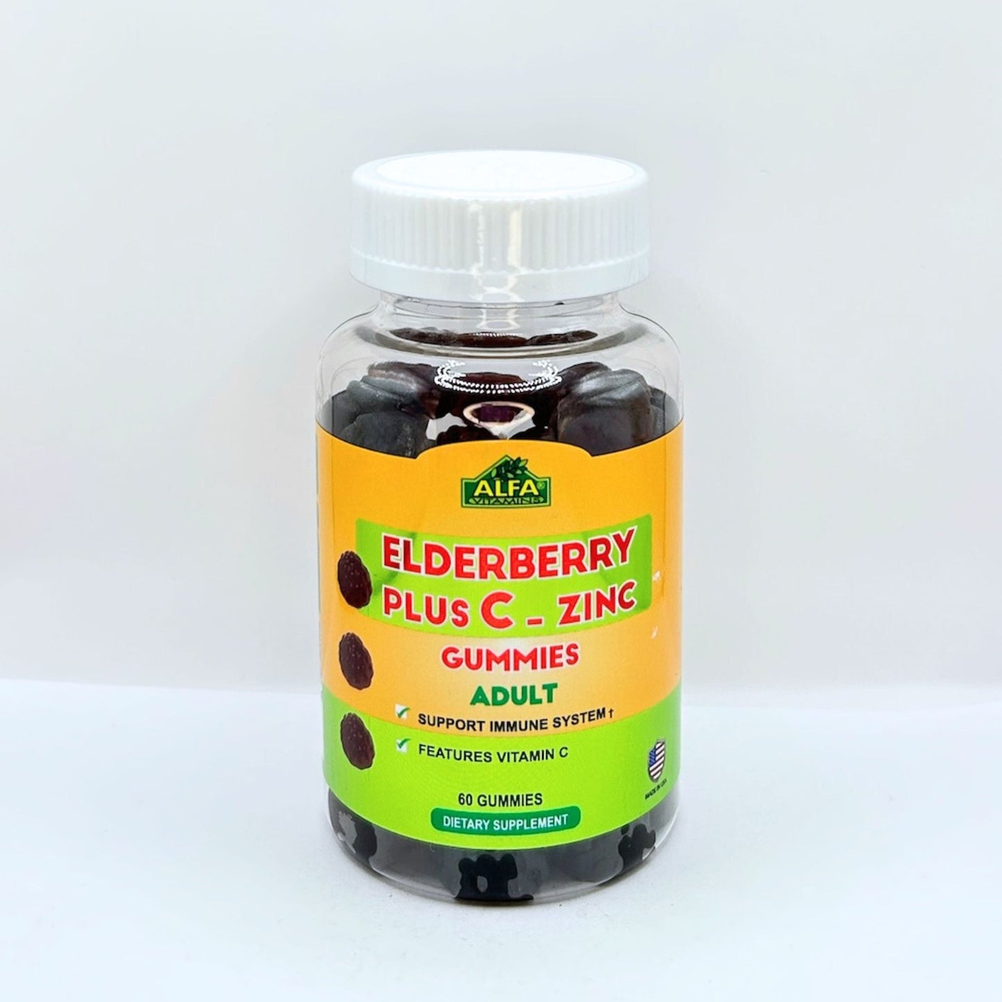 ALFA ELDERBERRY PLUS C -ZINC GUMMIES
