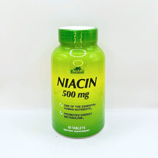 Alfa niacina 40 mg 60 tabletas
