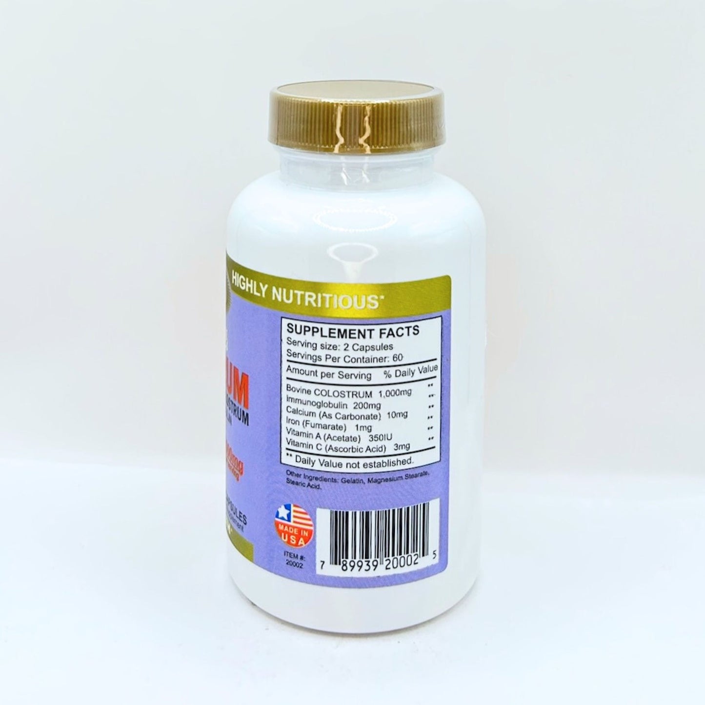 COLOSTTRUM 100%SKIM BOVINE COLOSTROM