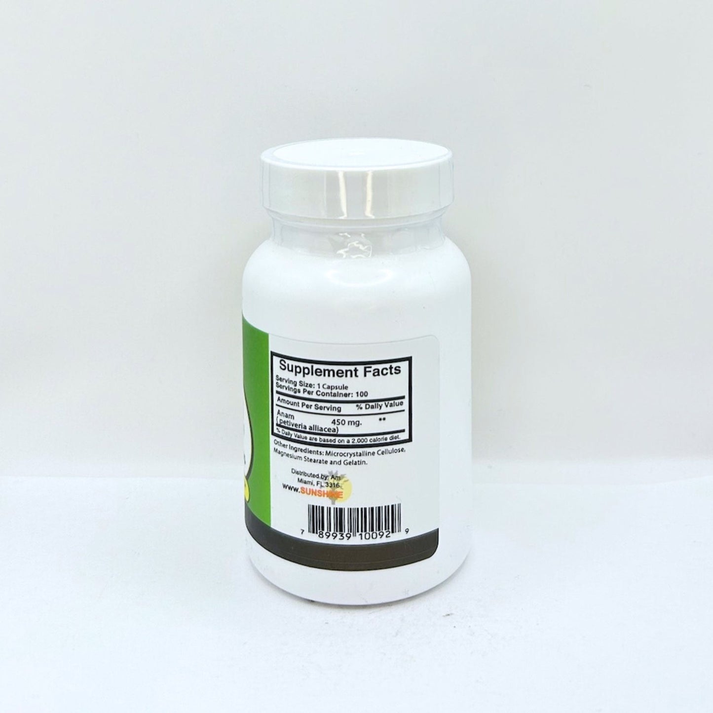 SUNSHINE NAT, ANAMU 450 MG 100 CAP