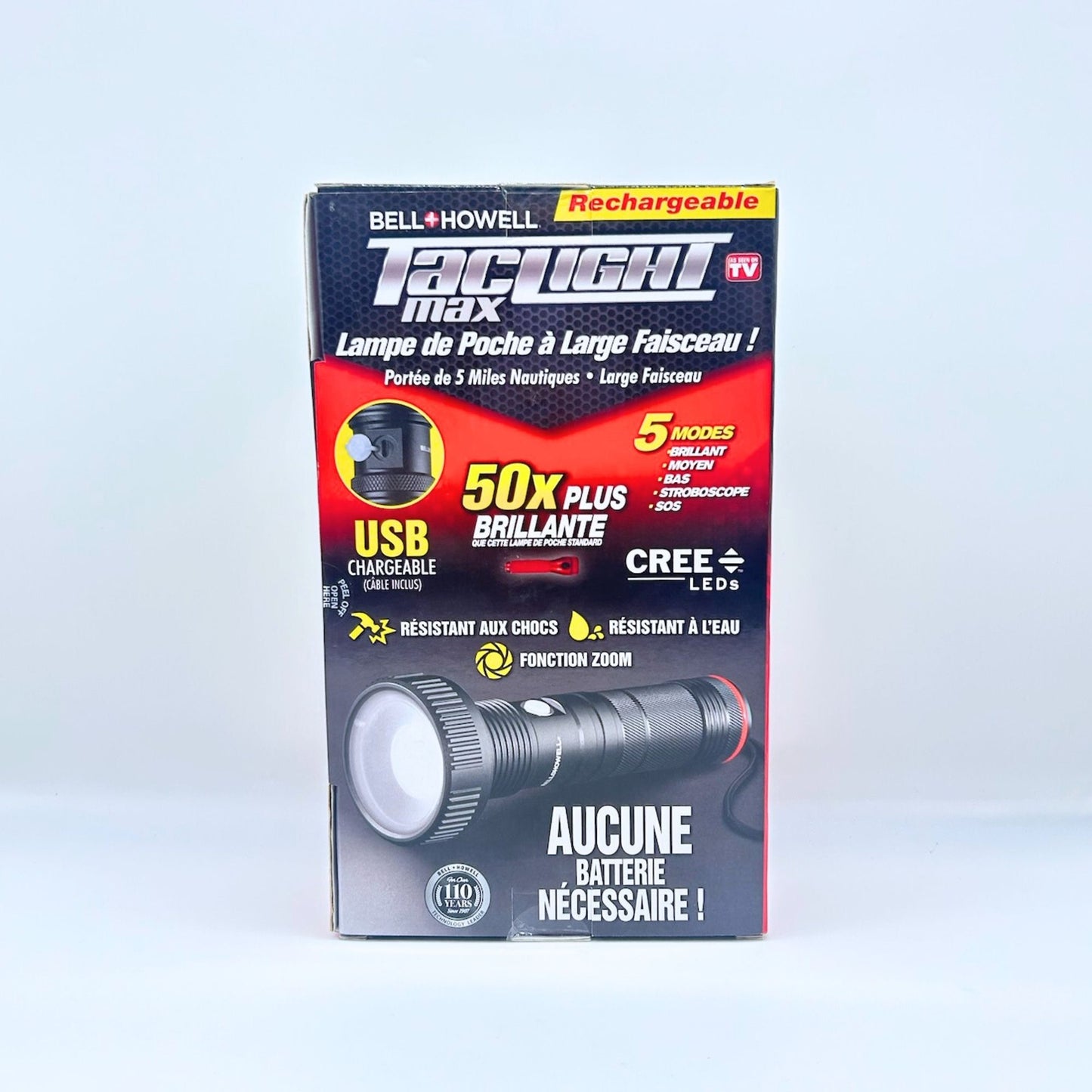 BELL HOWELL: WIDE BEAM FLASHLIGHT