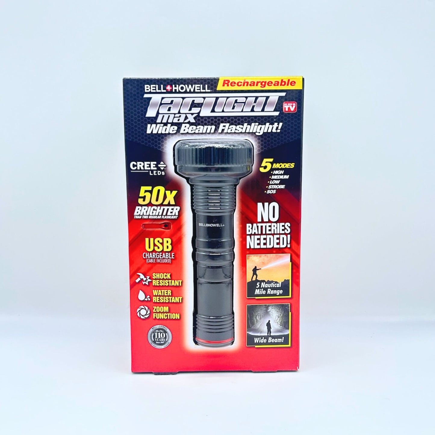 BELL HOWELL: WIDE BEAM FLASHLIGHT