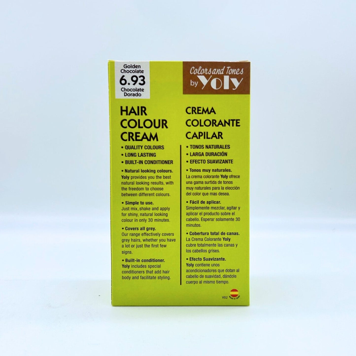 YOLY HAIR COLOUR CREAM # 6.93