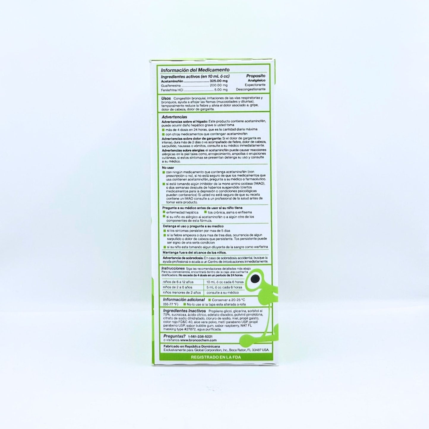 BRONCOCHEM NINOS ANTIGRIPAL JARABE