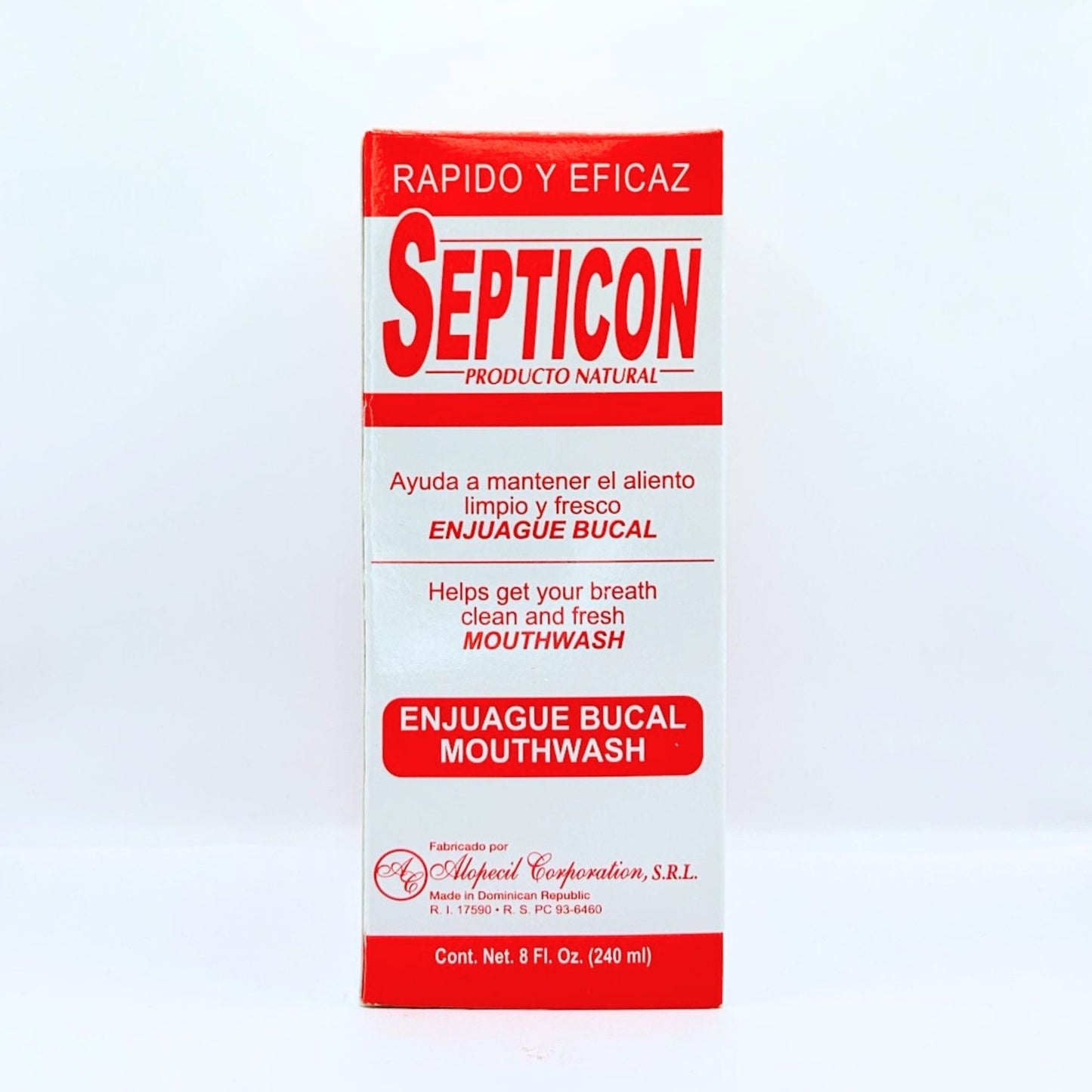 Septic on products natural enjuague bucal
