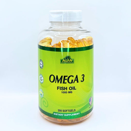 ALFA OMEGA 3 200 CÁPSULAS BLANDAS