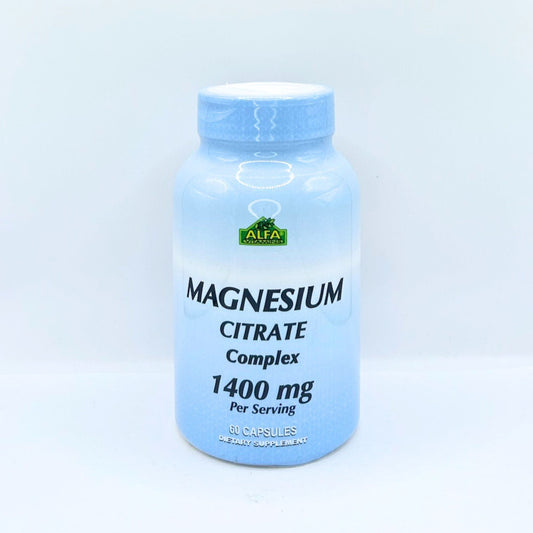 ALFA MAGNESIUM CITRATE COMPLEX 1400 MG 60 CAP
