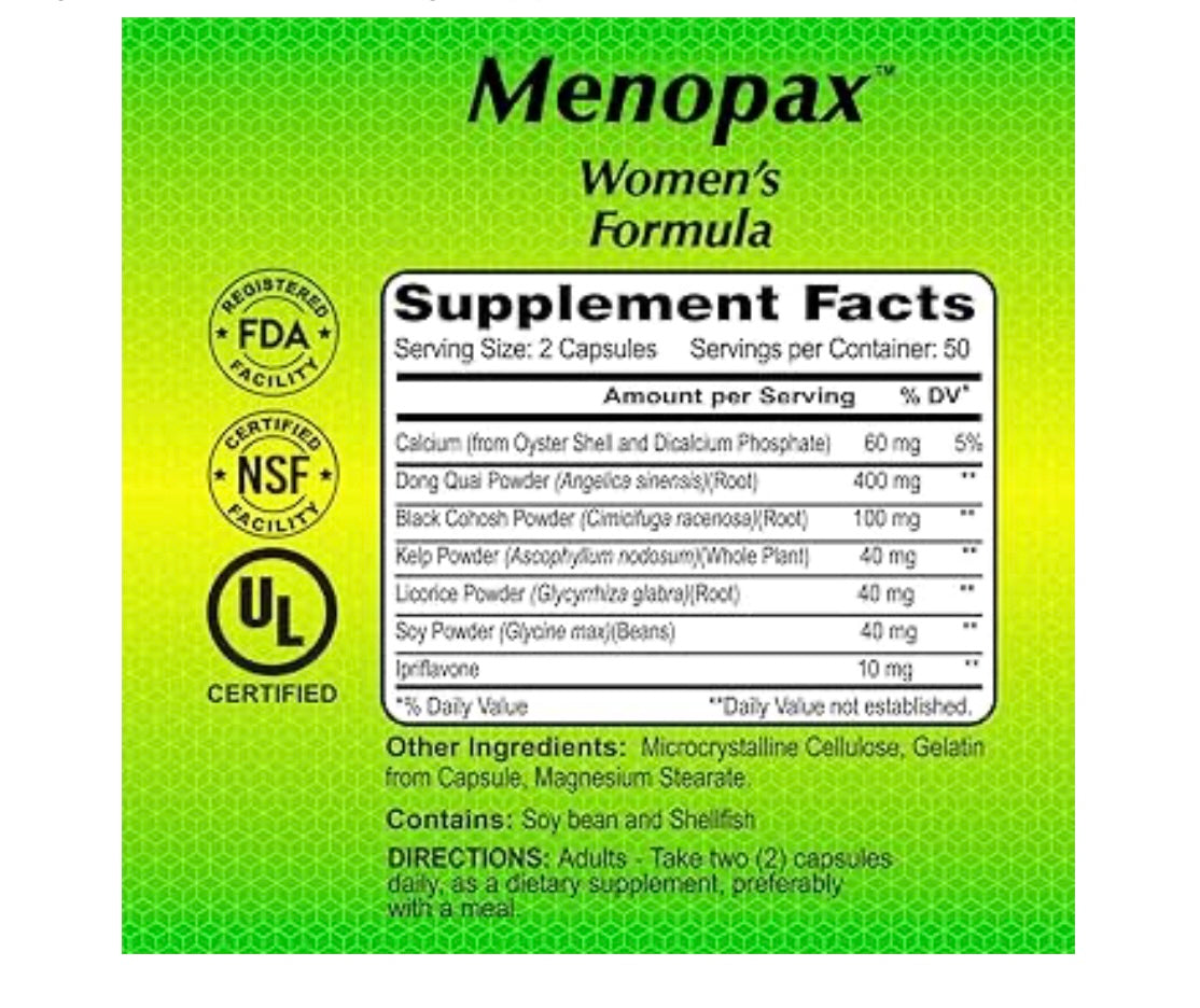 ALFA MENOPAX WOME'S FORMULA
