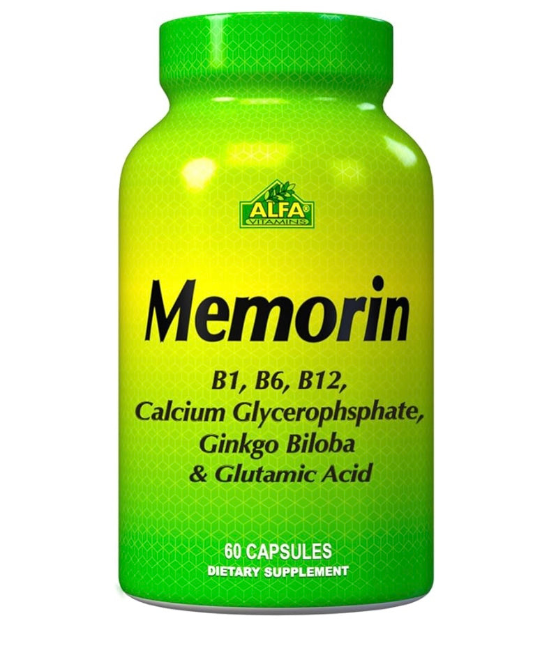 ALFA MEMORIN B1,B6, B12, CALCIUM, GINKGO BILOBA & GLUTAMINC ACID