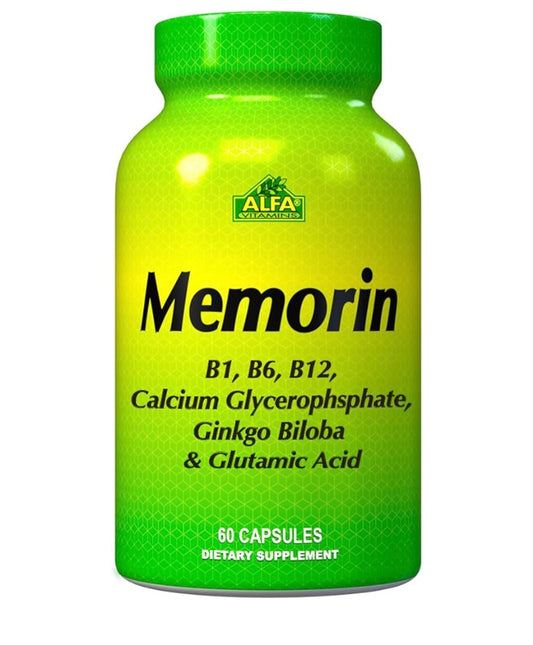 ALFA MEMORIN B1, B6, B12, CALCIO, GINKGO BILOBA Y ÁCIDO GLUTAMÍNICO