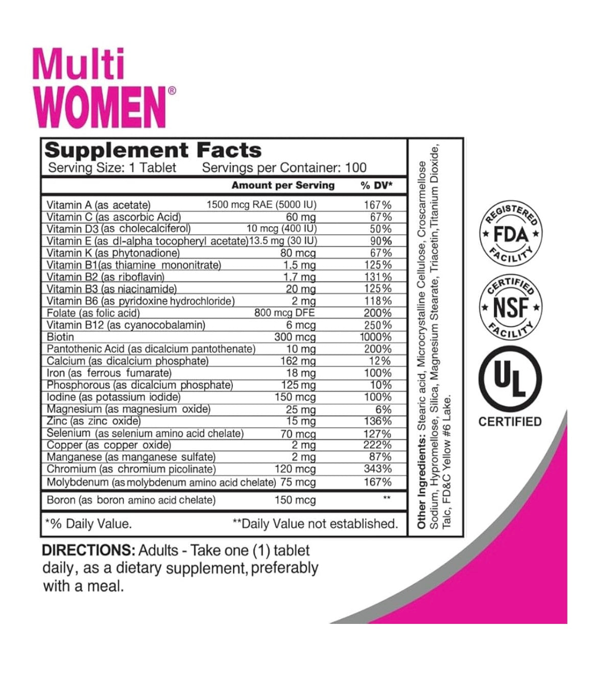 ALFA MULTI WOMEN 100 TB