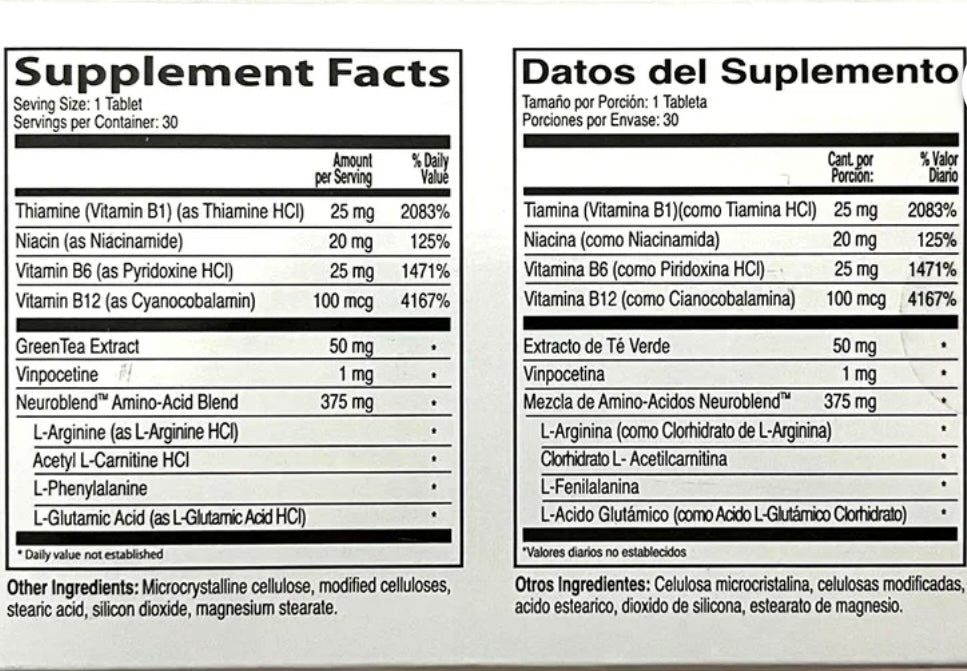 NEUROBION ACTIVO B1-B6-B12+30 TABLETAS