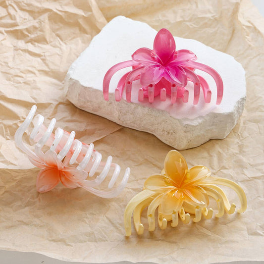 PLUMERIA LARGE FLOWER CLAW CLIP