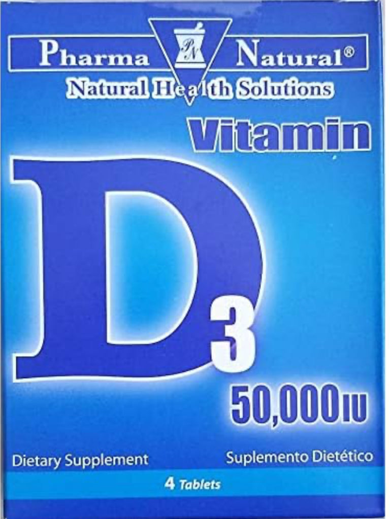 PHARMA NATURAL VITAMIN D3 50,000IU