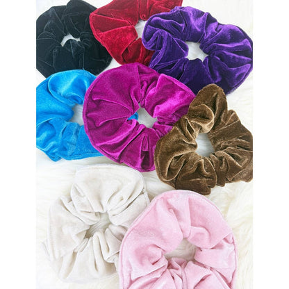 Assorted Color Velvet Scrunchie