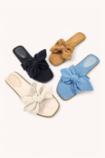 ZAIN-1 RIBBON DECOR ON X SHAPE CUT OUT BAND SANDAL