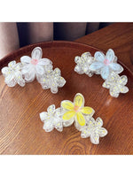 Beau - Candy Color Flower Hair Claw Clip