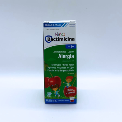 NINOS BACTEMICINA ALERGIA 4 OZ