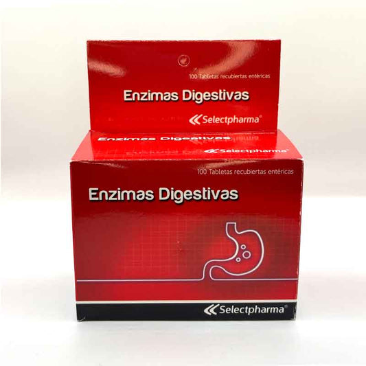 ENZIMAS DIGESTIVES  100TABLETS