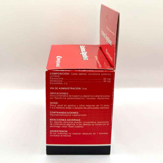 ENZIMAS DIGESTIVES  100TABLETS