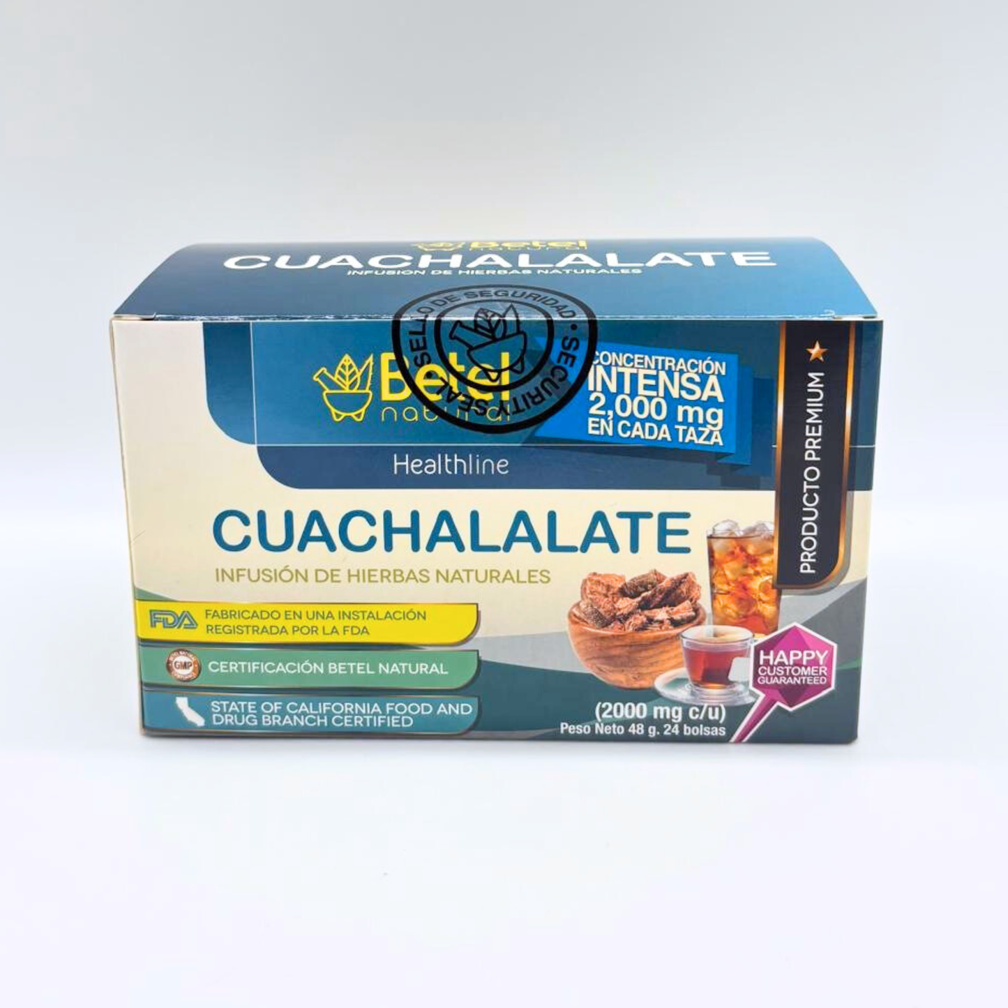 BETEL INFUSION CUACHALALATE , 24 BOLSAS