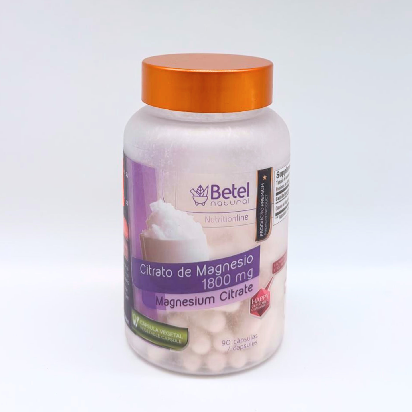 BETEL CITRATO DE MAGNESIO 1800 MG 90 CAP
