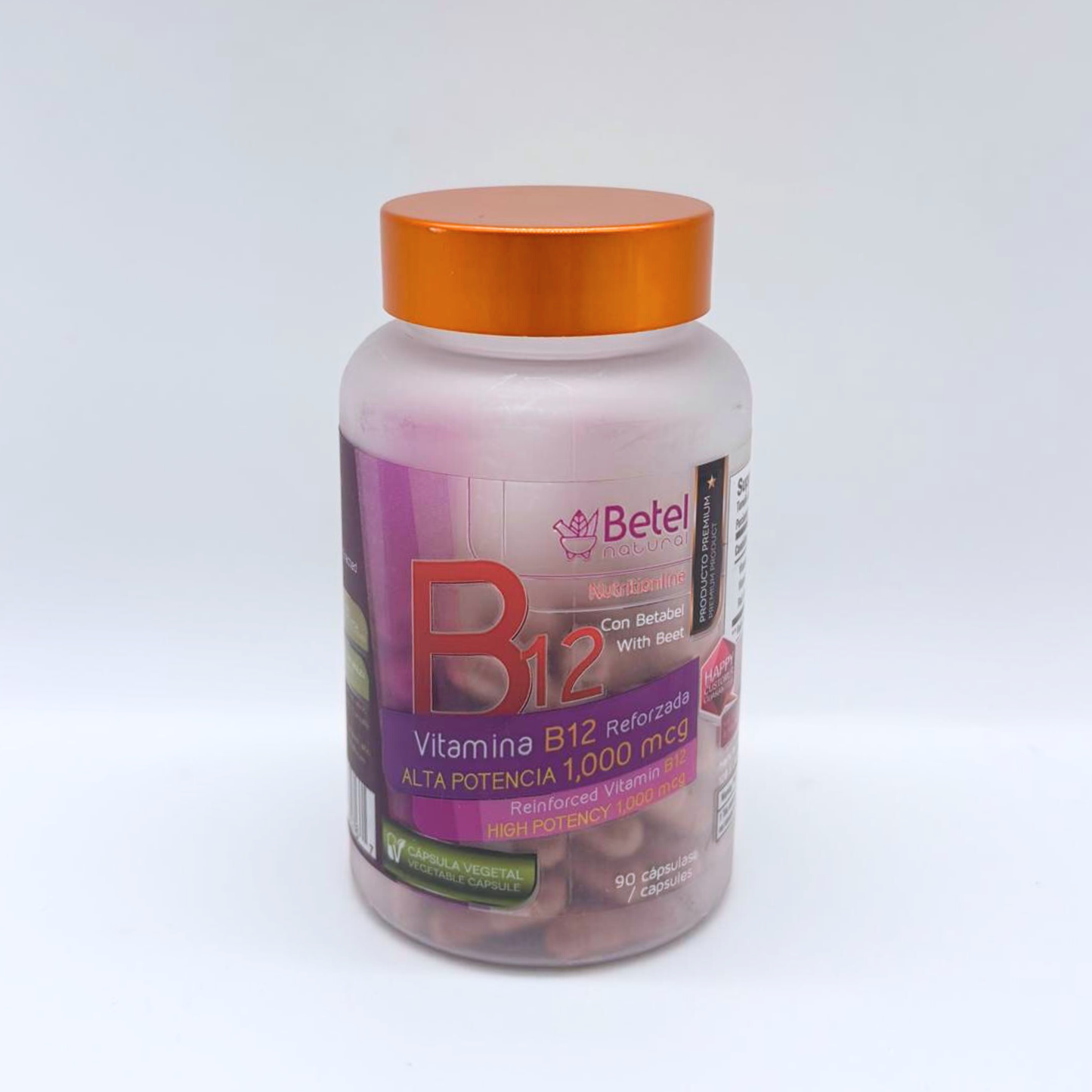 BETEL NAT. VITAMIN B12 REFORZADA 90 CAP