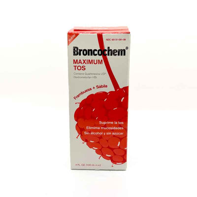 BRANCOCHEM MAXIMUN COUGH RASPBERRY+ALOE 4 OZ