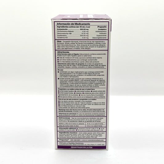 Jarabe expectorante Broncochem 4 oz