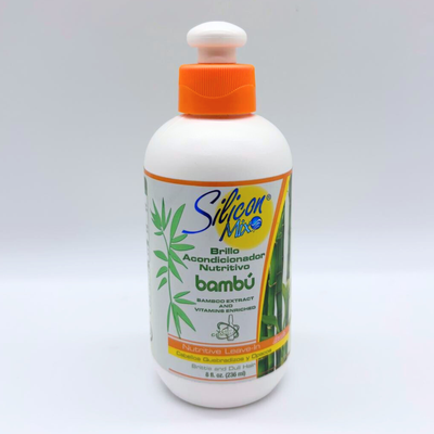 Acondicionador de mezcla de silicona, bambú, 8 oz