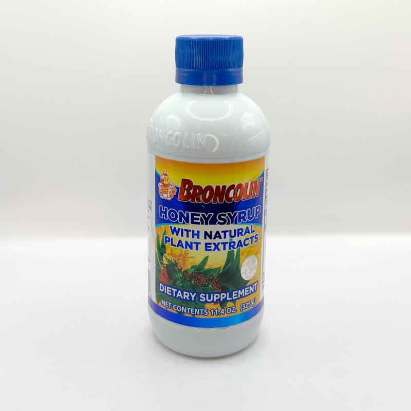 BRONCOLIN HONEY SYRUP WITH NATURAL 11.4 OZ