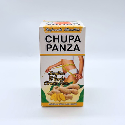 CHUPA PANZA C/JENGIBRE, TE VERDE Y CIRUELA PASA 30 CAP