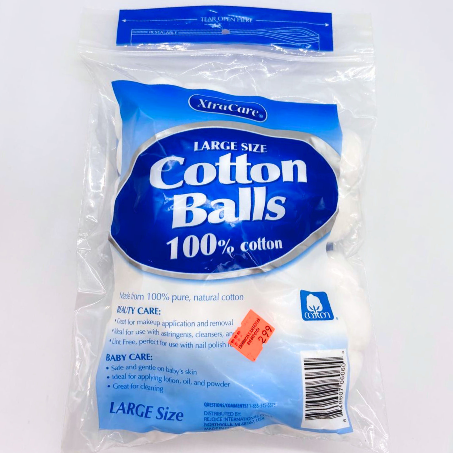 XTRACARE: COTTON BALLS LARGE SIZE
