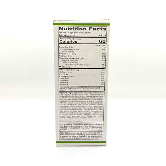 JARABE LIMPIA PECHO SUPLEMENTO DIETETICO 8 OZ